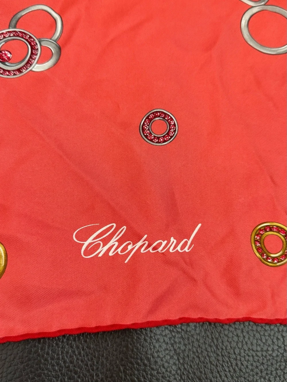 Chopard Women’s Ring Pattern Silk Scarf